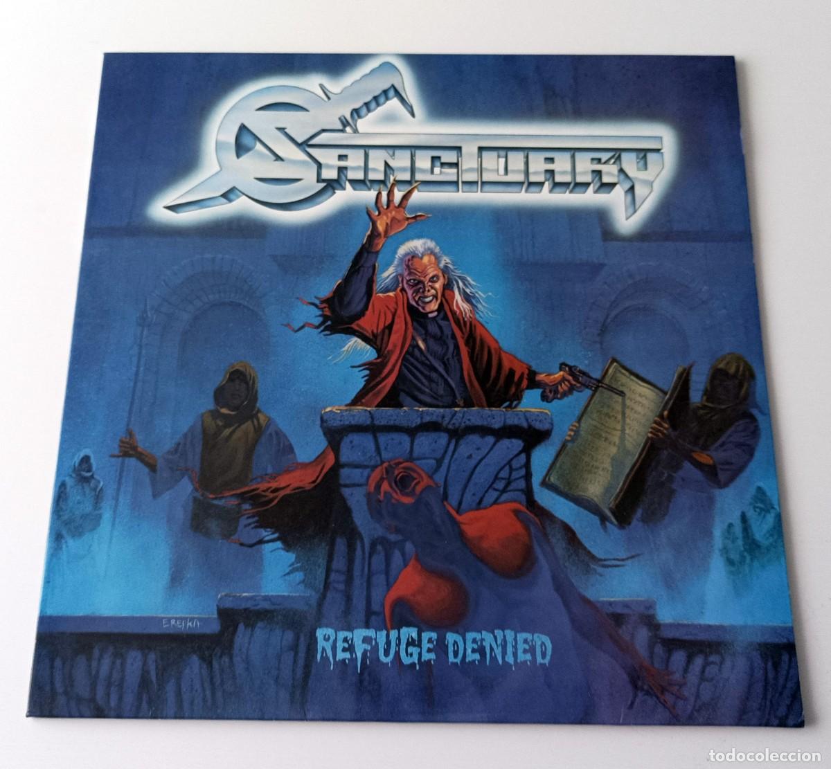 Discos de vinilo: LP SANCTUARY - REFUGE DENIED - Foto 1