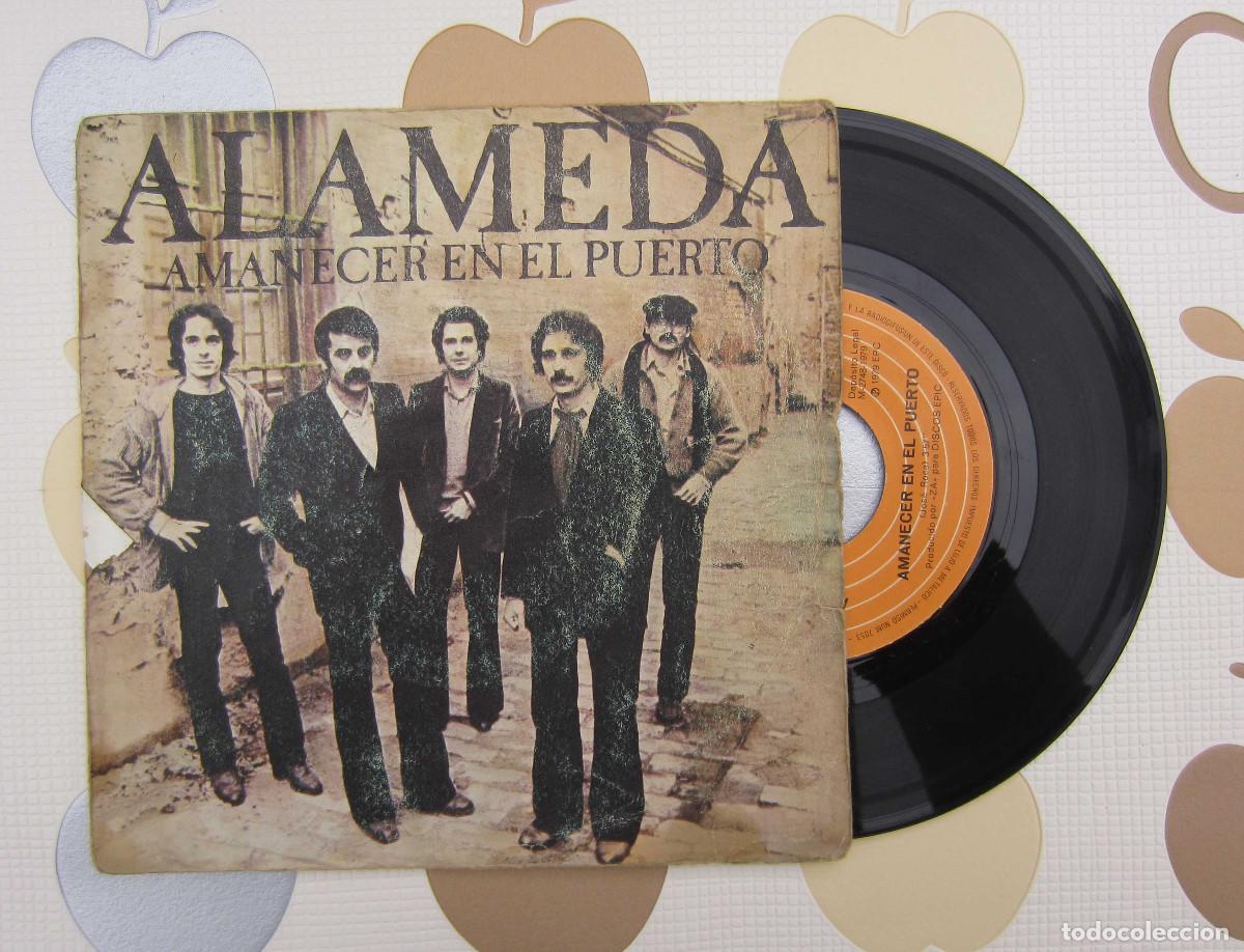 Discos de vinilo: DISCO SINGLE VINILO ALAMEDA - AMANECER EN EL PUERTO - Foto 1