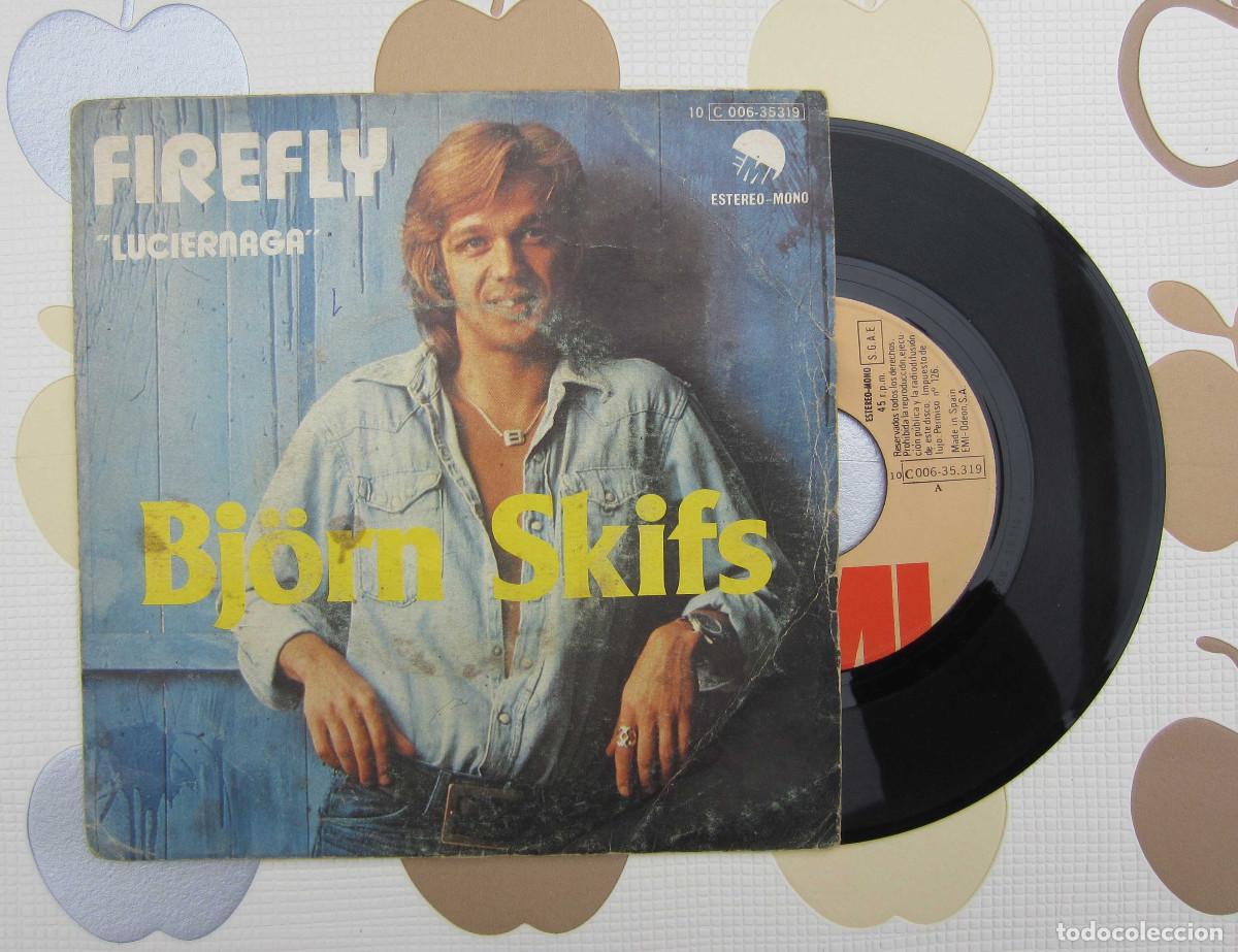 Discos de vinilo: DISCO SINGLE VINILO BJ&Ouml;RN SKIFS - FIREFLY - Foto 1