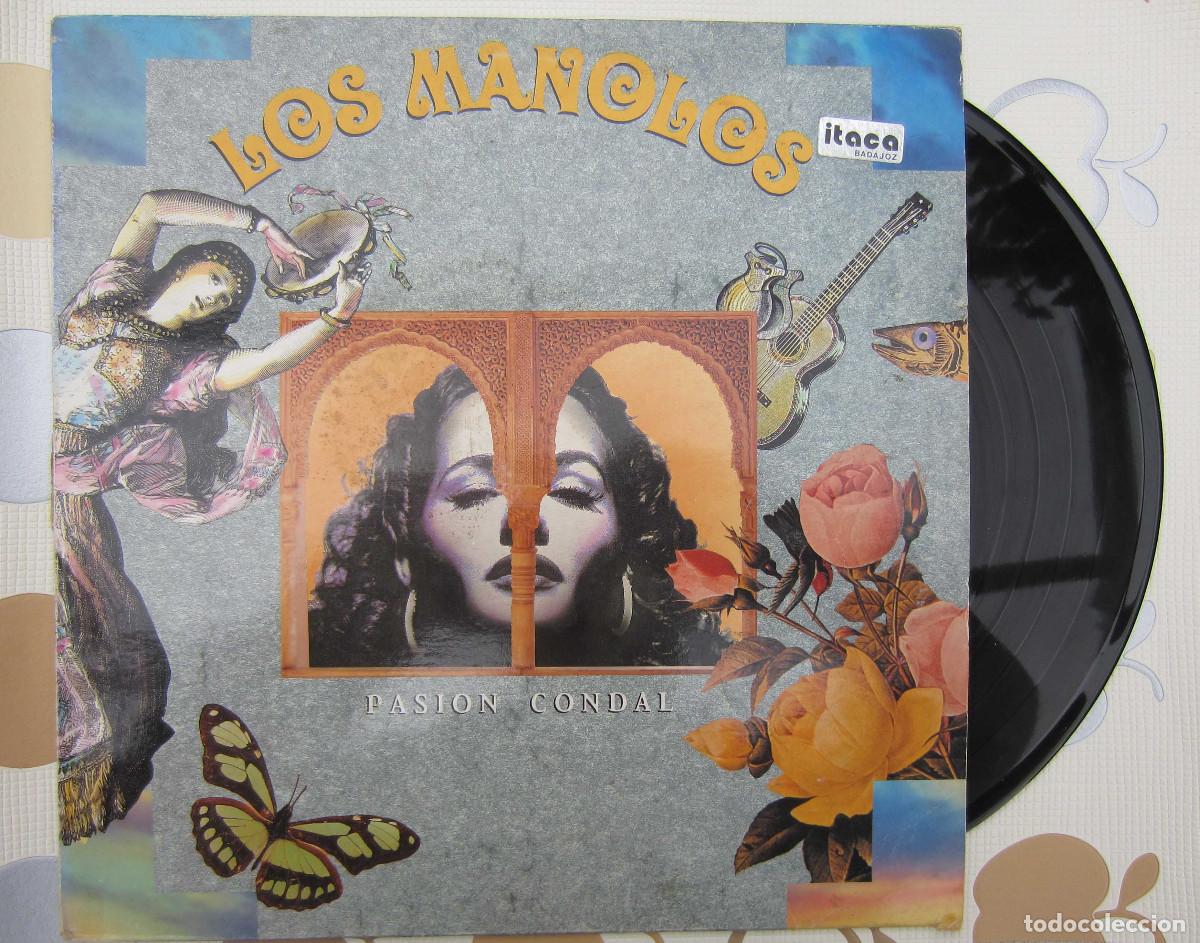 Discos de vinilo: DISCO LP VINILO LOS MANOLOS - PASION CONDAL - Foto 1