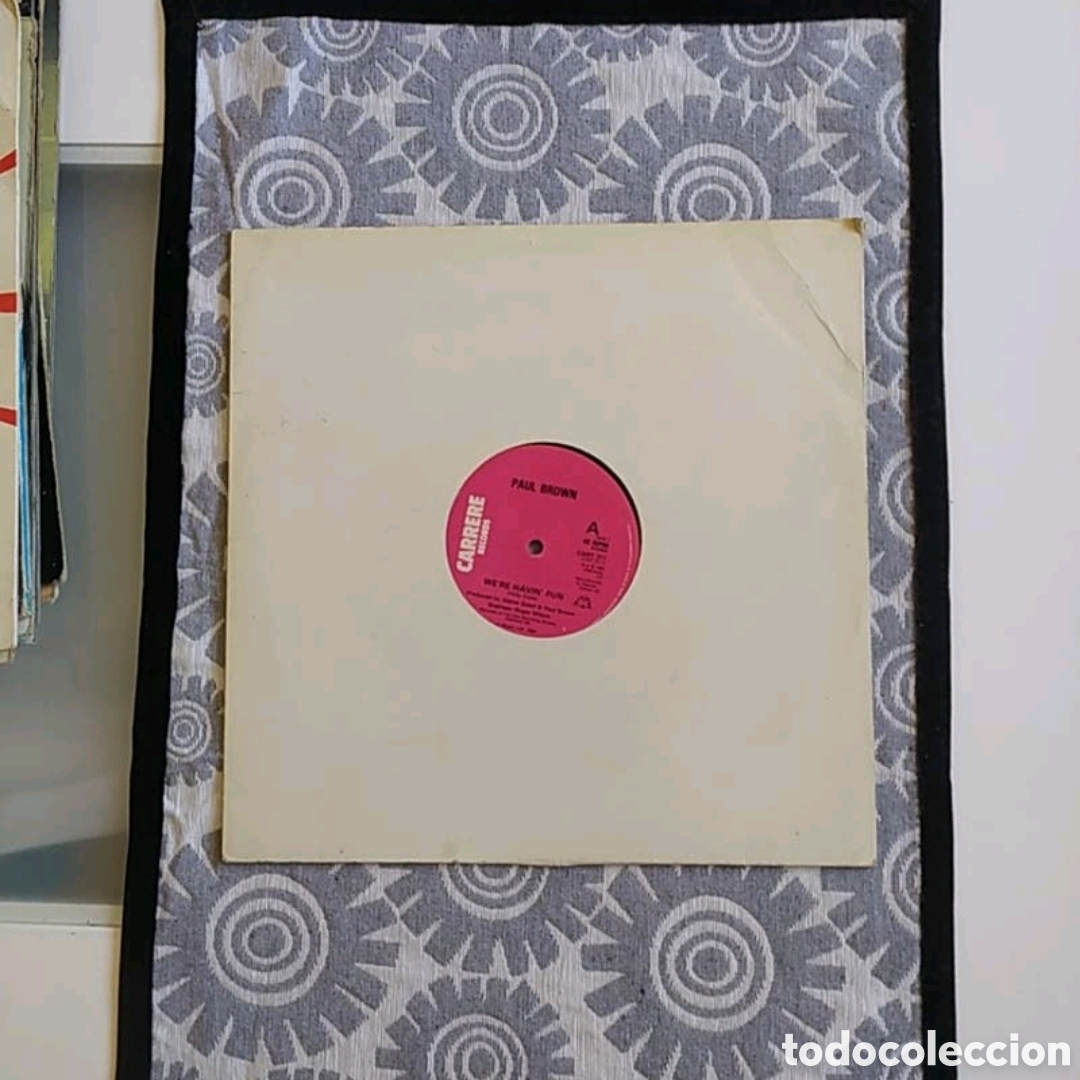 Discos de vinilo: Maxi single Paul Brown. Were Havin Fun - Foto 1