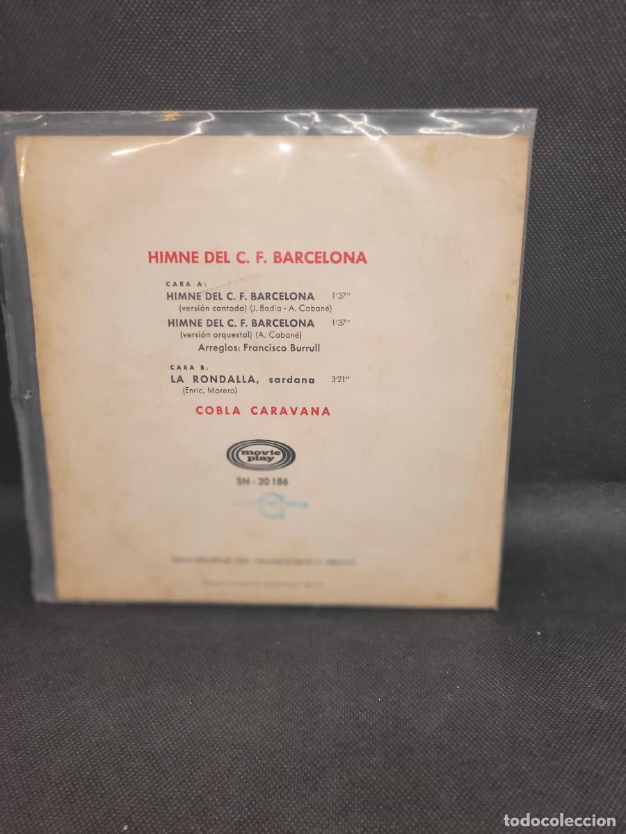 Discos de vinilo: Himne del Bar&ccedil;a con arreglos de FRANCESC BURRULL vinilo single - Foto 2