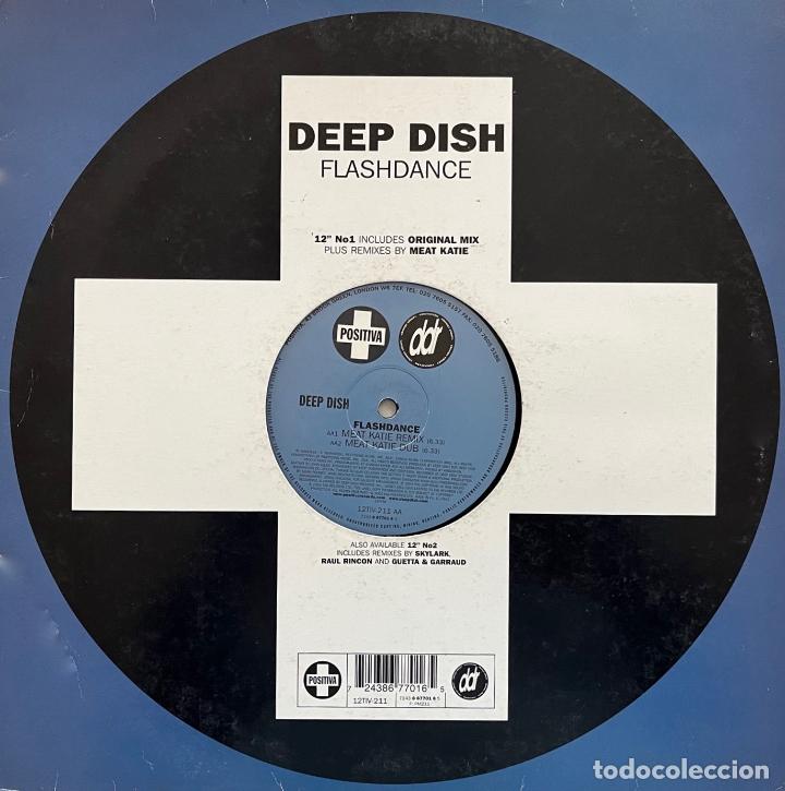 Discos de vinilo: DEEP DISH. FLASHDANCE. MAXI SINGLE UK 3 TEMAS - Foto 1