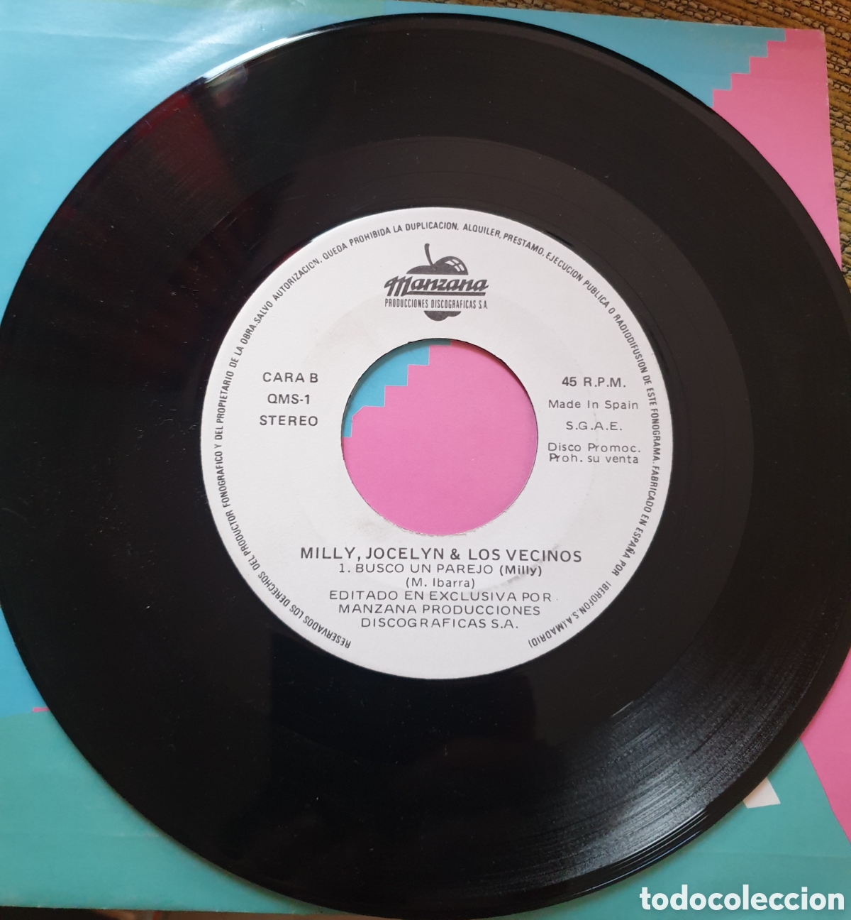 Discos de vinilo: Milly , Jocelyn & los vecinos - pal carnaval - Foto 2