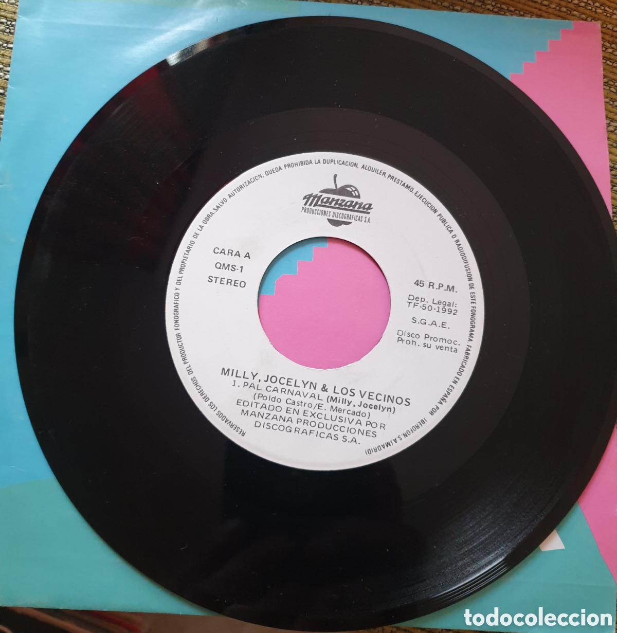 Discos de vinilo: Milly , Jocelyn & los vecinos - pal carnaval - Foto 1