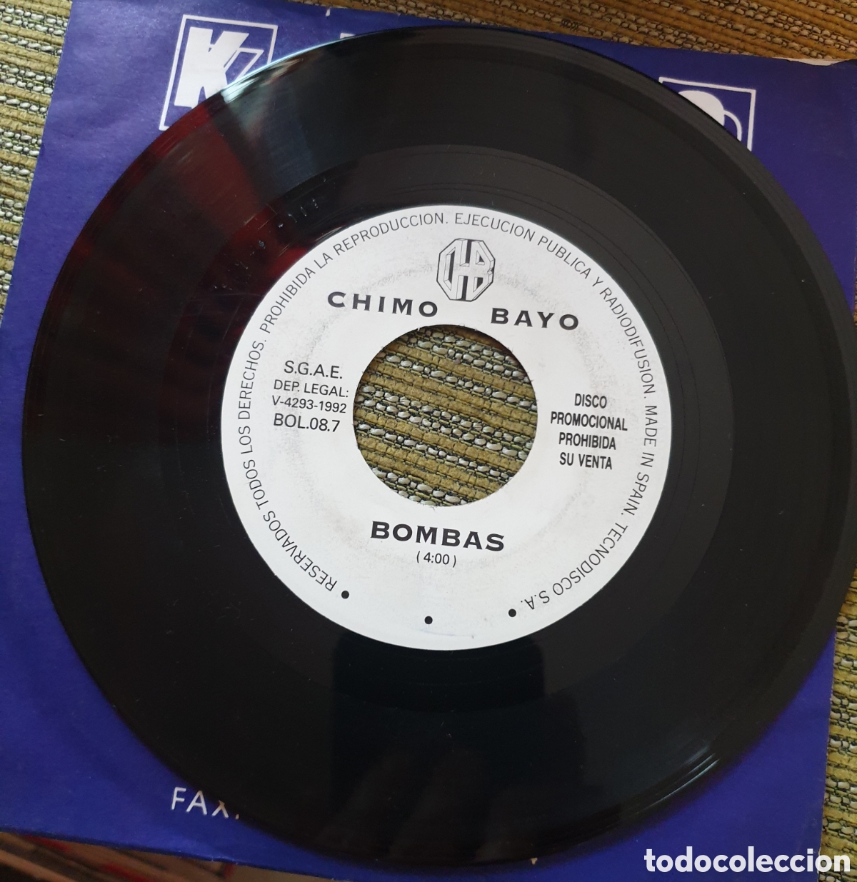 Discos de vinilo: Chimo bayo - bombas - Foto 2