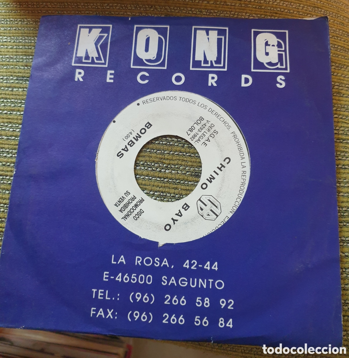 Discos de vinilo: Chimo bayo - bombas - Foto 1