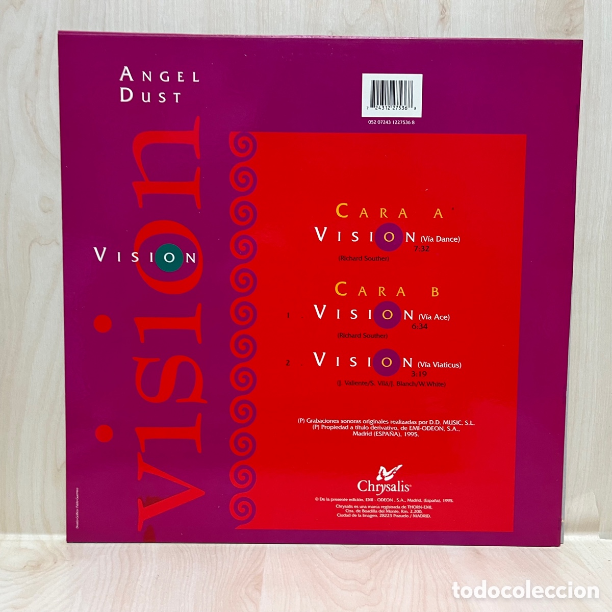 Discos de vinilo: Angel Dust - Vision (12&rdquo;, Maxi) - Foto 2