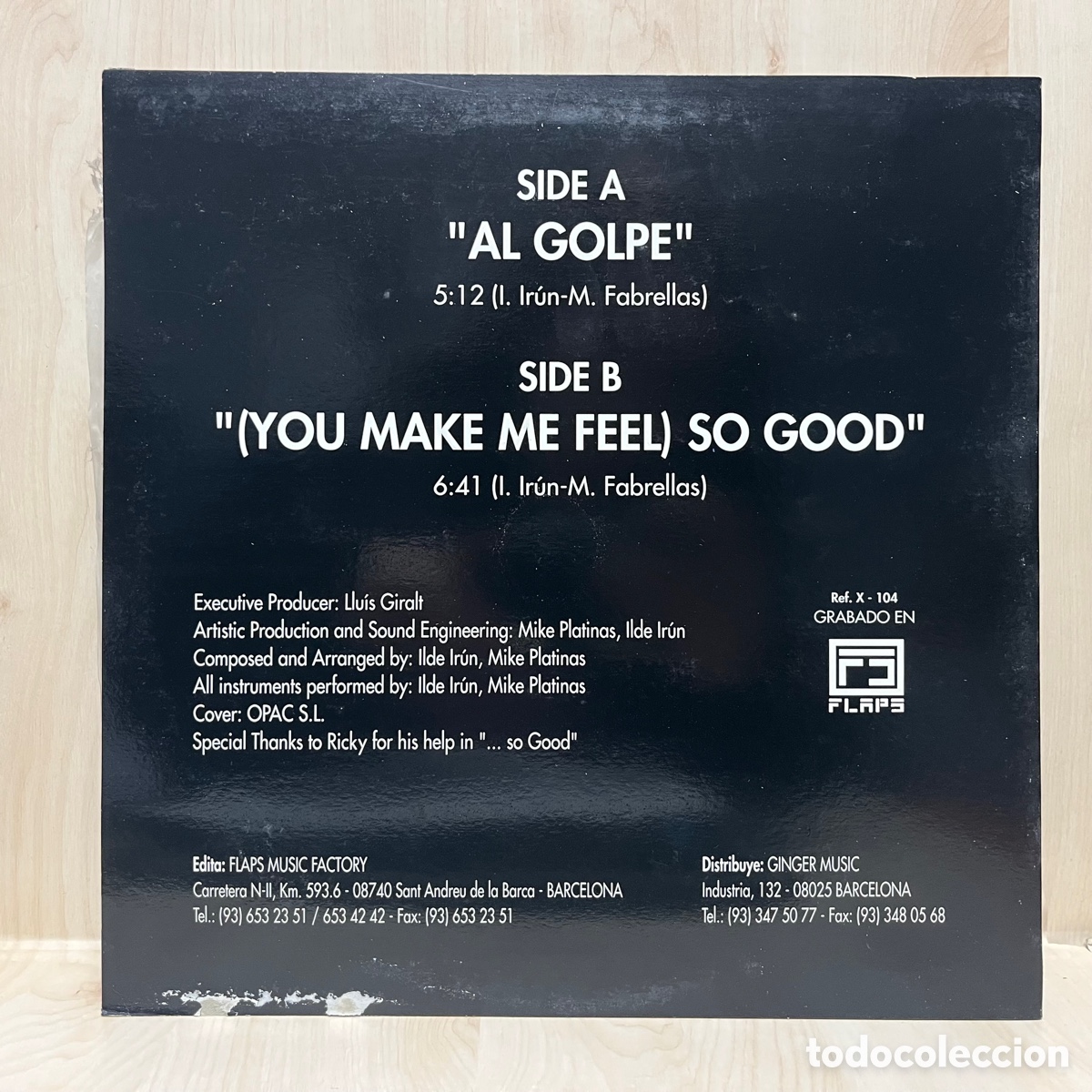 Discos de vinilo: Trance - Al Golpe (12&rdquo;) - Foto 2