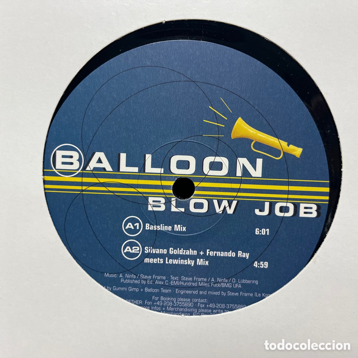 Discos de vinilo: Balloon - Blow Job (12&rdquo;) - Foto 2
