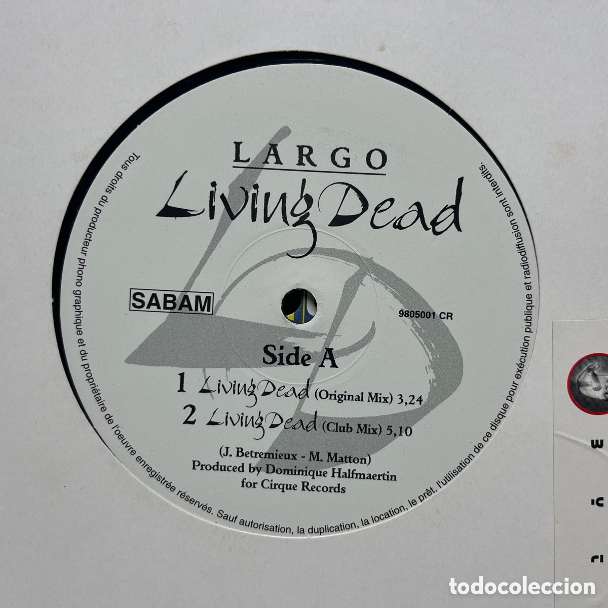 Discos de vinilo: Largo - Living Dead (12&rdquo;) - Foto 2
