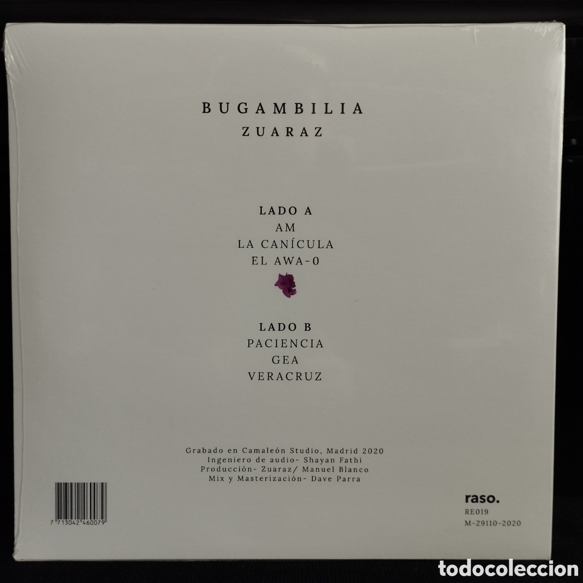 Discos de vinilo: Zuaraz - Bugambilia 10&rdquo; 2021 - Foto 2