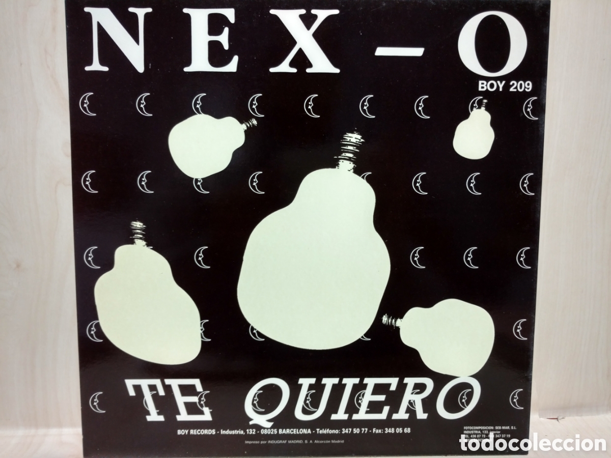 Discos de vinilo: Nex-O - Te Quiero (12&rdquo;, Maxi) - Foto 2