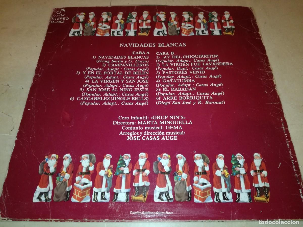 Discos de vinilo: NAVIDADES BLANCAS-ORIGINAL 1978 - Foto 2