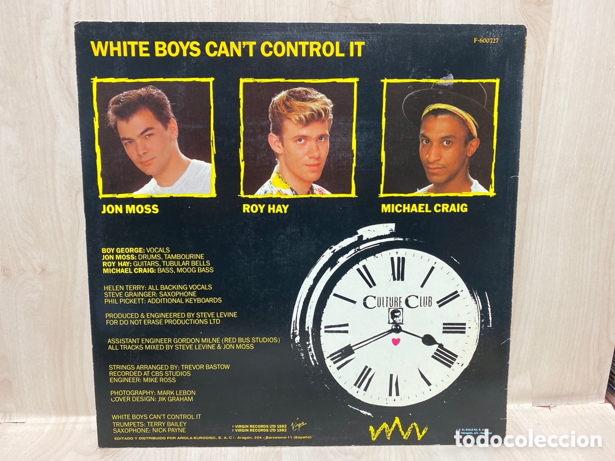culture club - time (clock of the heart) (12”) - Buy Maxi Singles of  Pop-Rock International of the 80s on todocoleccion