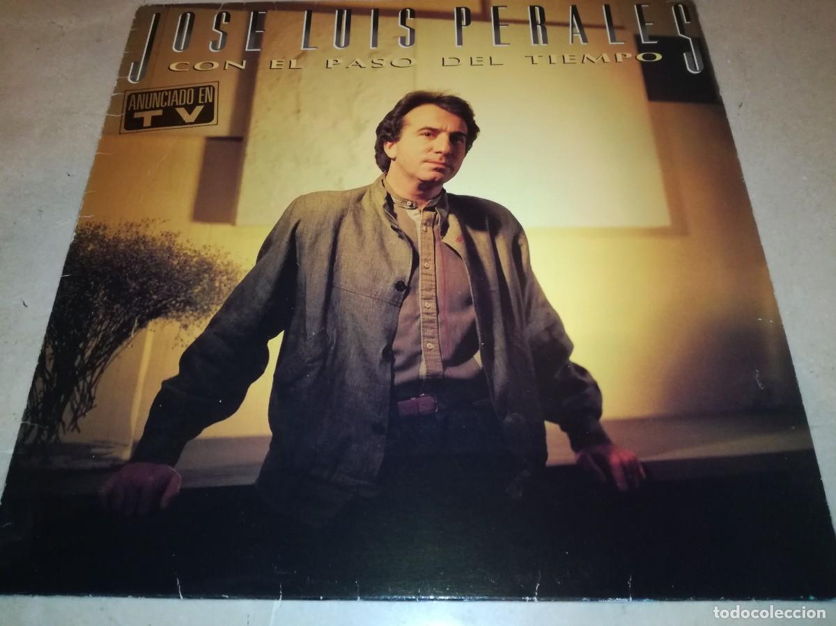 Discos de vinilo: JOSE LUIS PERALES-CON EL PASO DEL TIEMPO-CONTIENE ENCARTE-VINILO EN MUY BUEN ESTADO