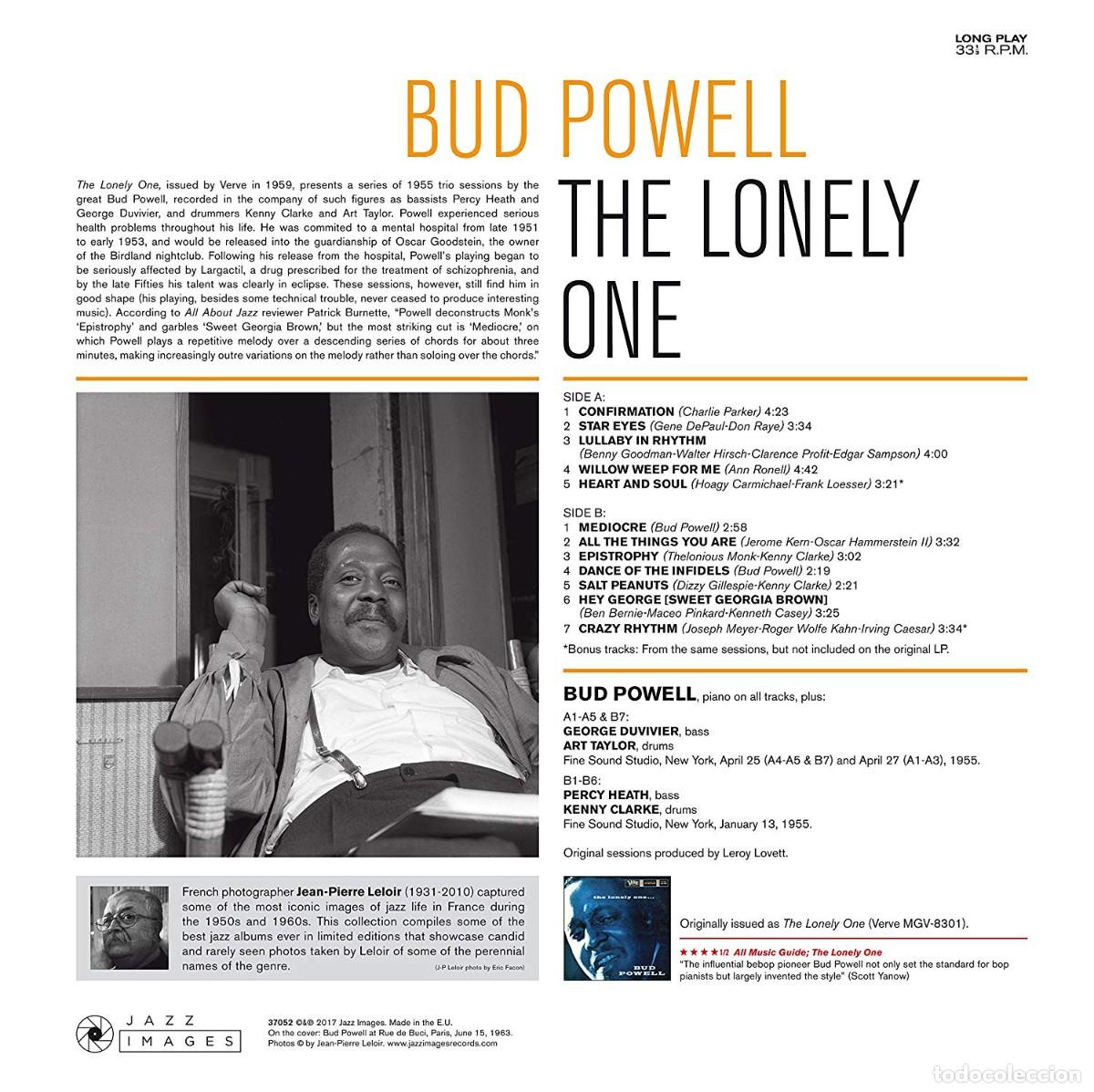 Discos de vinilo: Bud Powell &ndash; The Lonely One - Foto 2