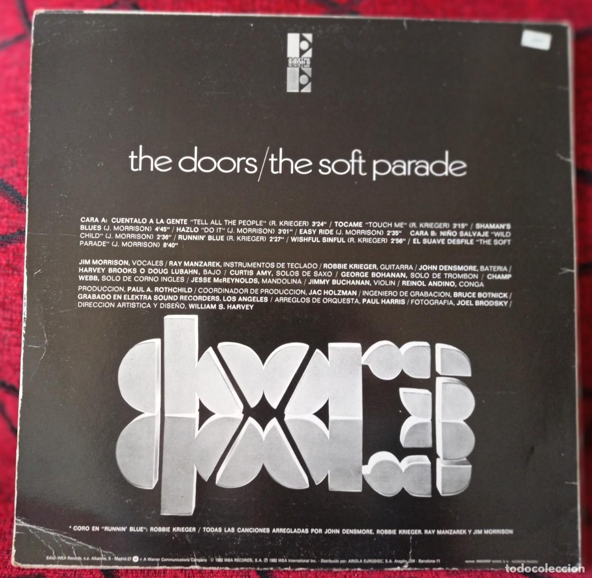 Discos de vinilo: THE DOORS *** Soft Parade *** VINILO LP REEDICION 1982 - Foto 2