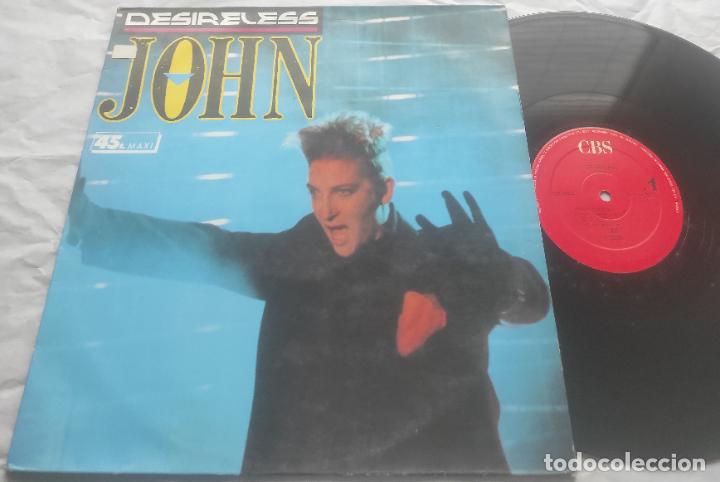 Discos de vinilo: DESIRELESS - JOHN - MAXI -ESPA&Ntilde;A-** - Foto 1