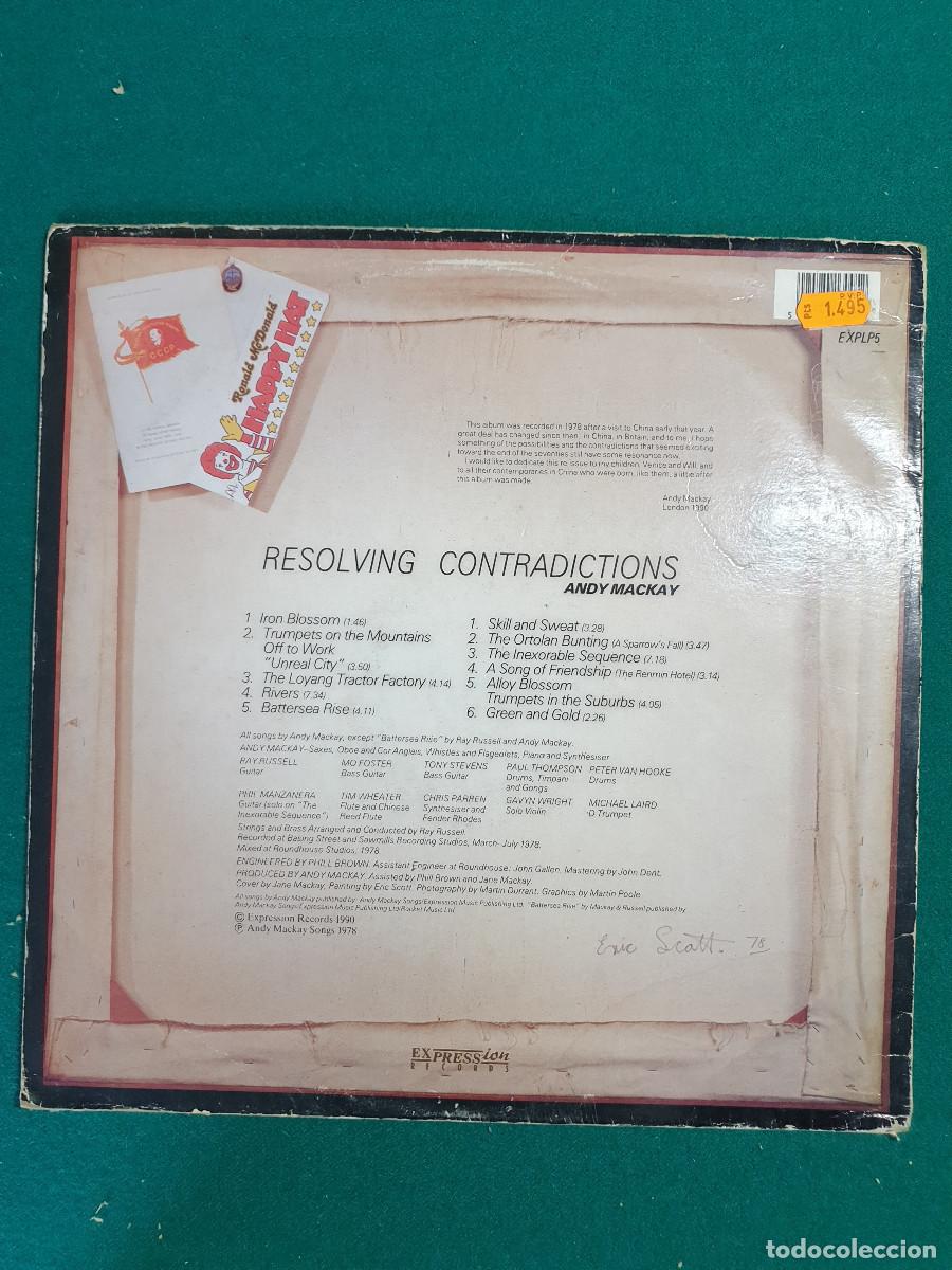 Discos de vinilo: Andy Mackay &ndash; Resolving Contradictions - Foto 2