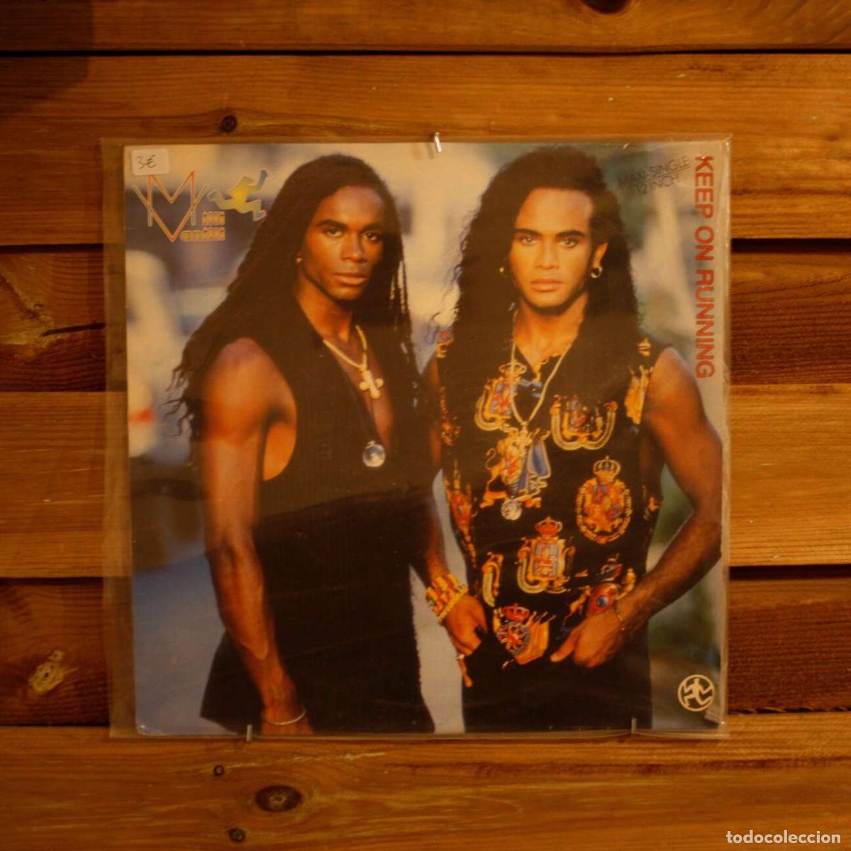 Discos de vinilo: Milli Vanilli - Keep On Running - Vinilo Maxisingle Segunda Mano - Foto 1