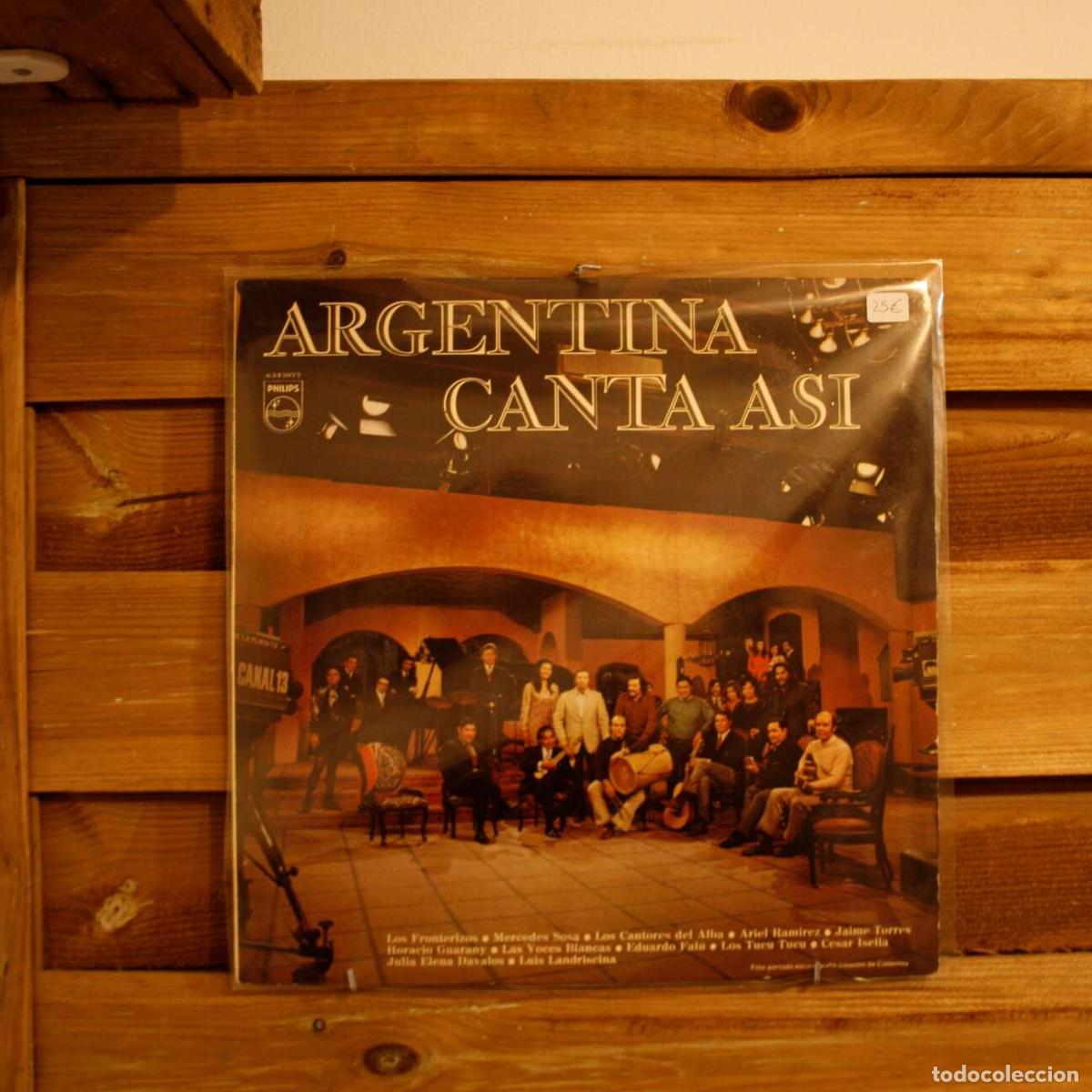 Vinyl records: Argentina canta as&iacute; - Vinilo LP Segunda Mano
