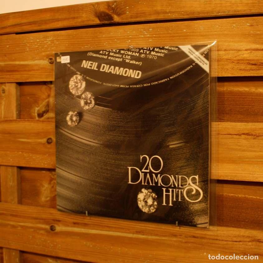 Discos de vinilo: Neil Diamond - 20 Diamons Hits - Vinilo LP Segunda Mano - Foto 1
