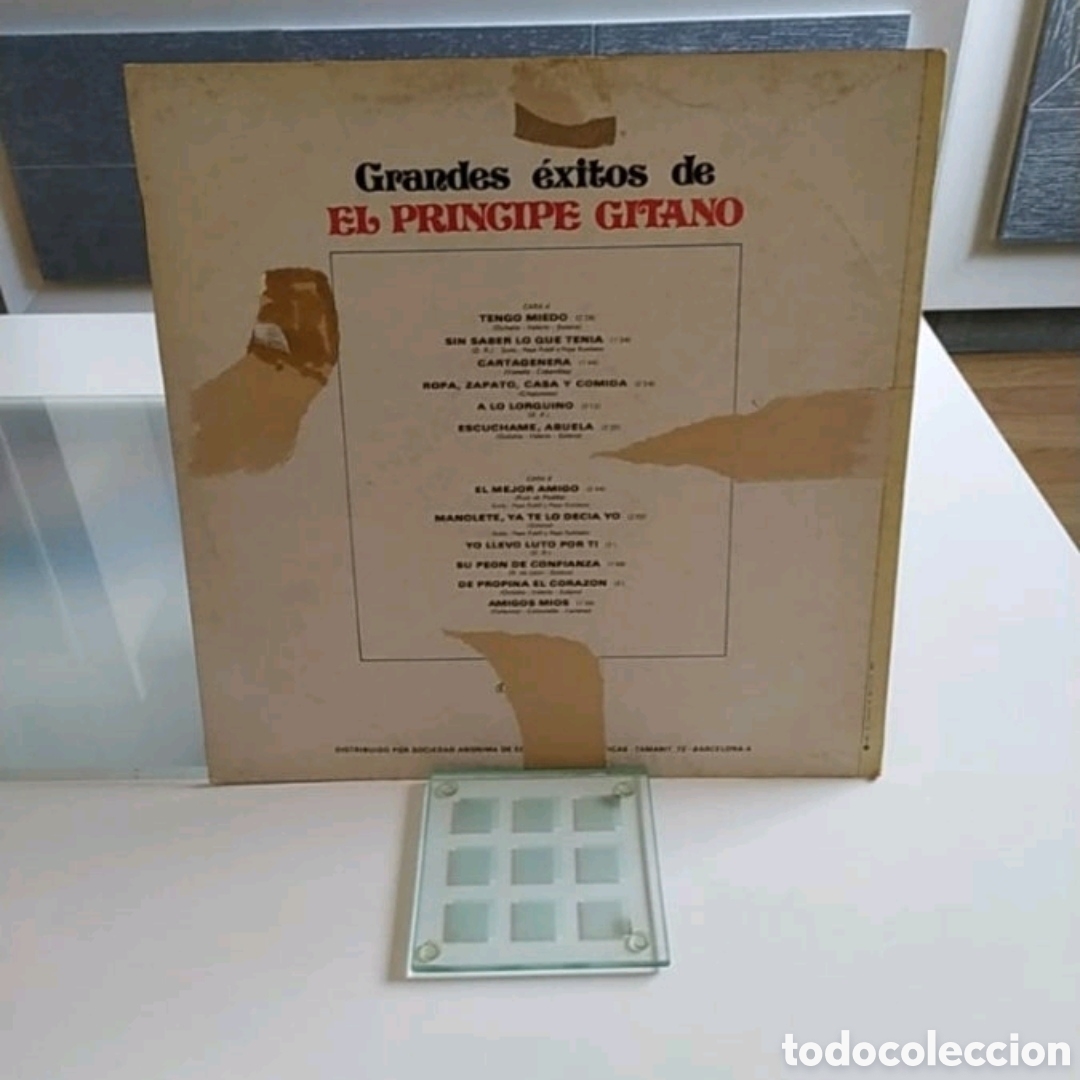 Discos de vinilo: Lp Grandes &Eacute;xitos del Pr&iacute;ncipe Gitano - Foto 2