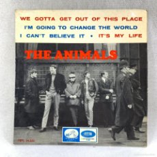 Discos de vinilo: EP THE ANIMALS - WE GOTTA GET OUT OF THIS PLACE - ESPAÑA - AÑO 1965. Lote 395227654
