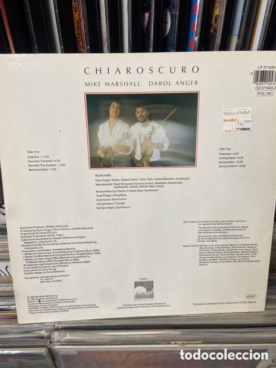 Discos de vinilo: Mike marshall darol anger chiaroscuro - Foto 2