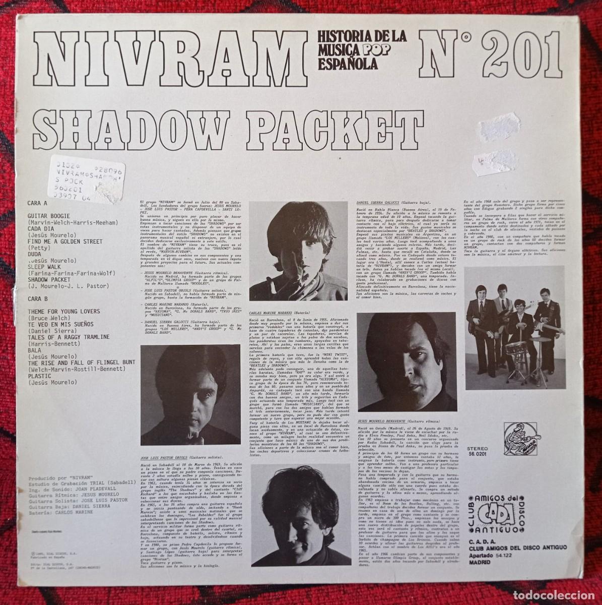 Discos de vinilo: NIVRAM ** Shadows Packet ** VINILO LP 1985 - Foto 2