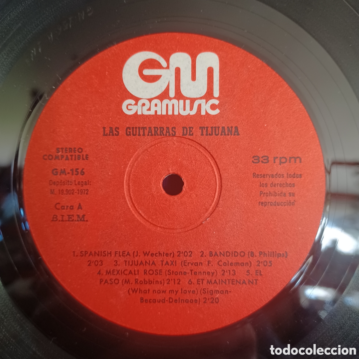 Discos de vinilo: LAS GUITARRAS DE TIJUANA 1973 GRAMUSIC - Foto 3