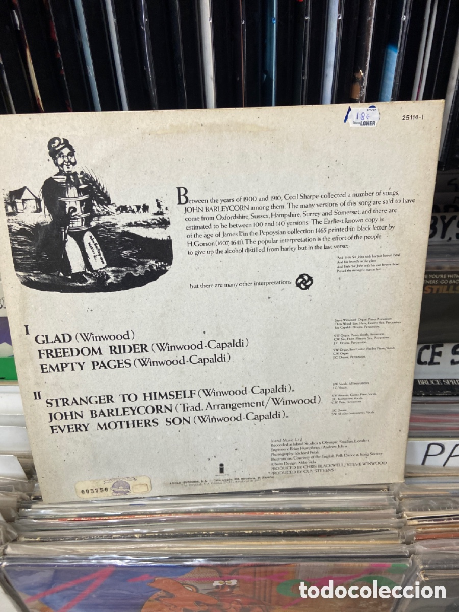 Discos de vinilo: Traffic John Barleycorn Must die - Foto 2