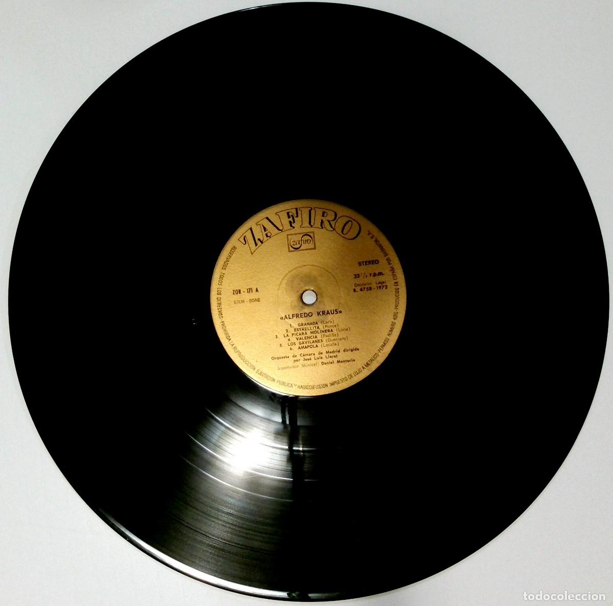 Discos de vinilo: 1 LP DE ALFREDO KRAUS - Foto 3