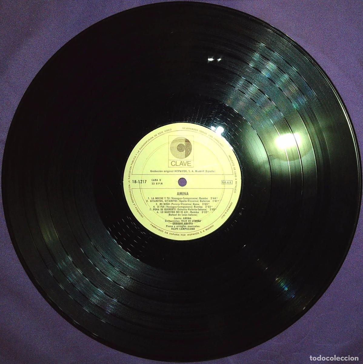 Discos de vinilo: 1 LP DE AMINA - Foto 4