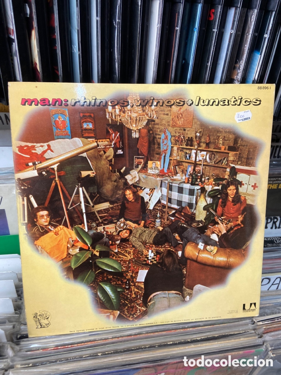 Discos de vinilo: Man rhinos winos + lunatics - Foto 1
