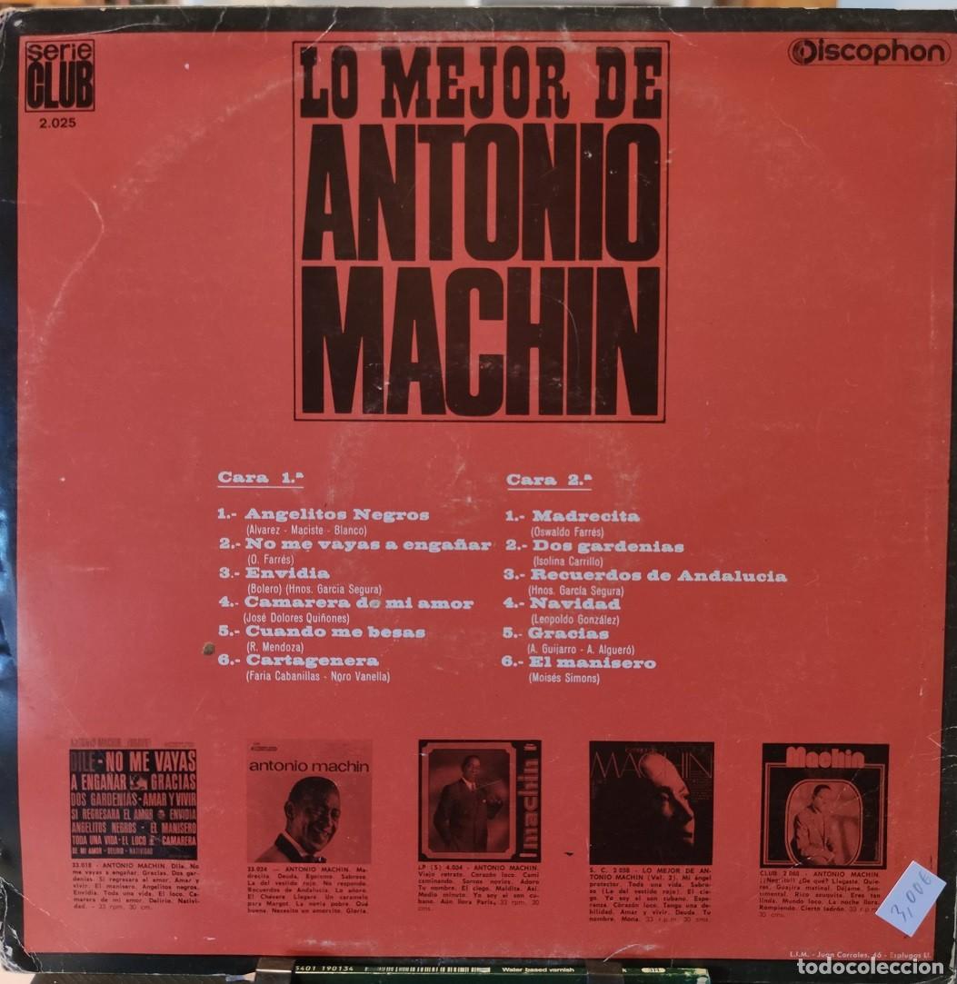 Discos de vinilo: LO MEJOR DE ANTONIO MACH&Iacute;N - Foto 2