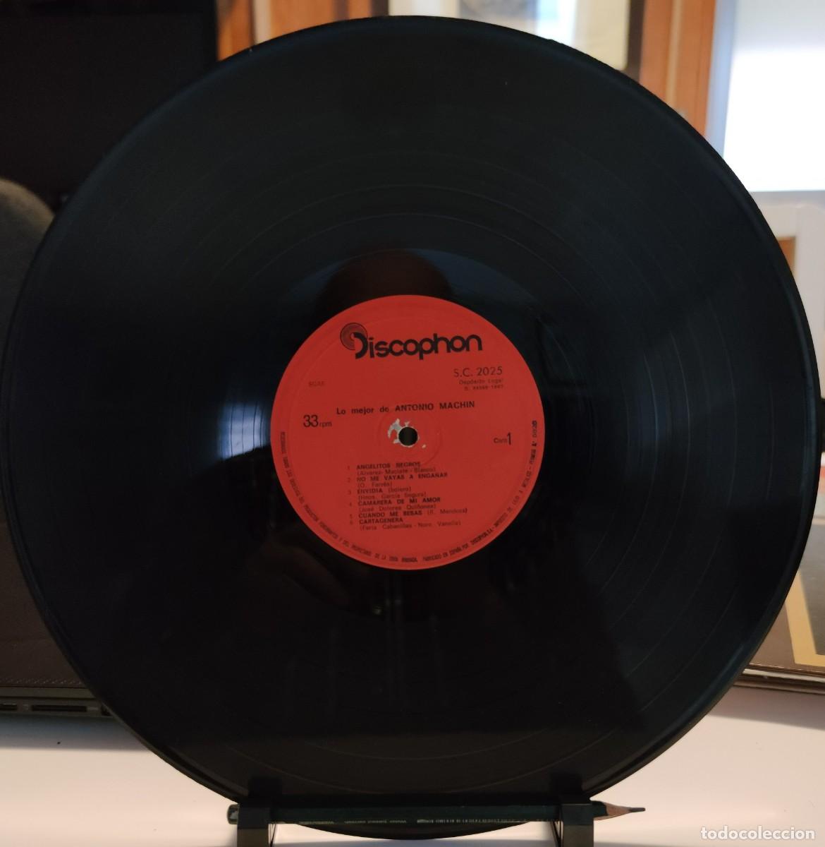 Discos de vinilo: LO MEJOR DE ANTONIO MACH&Iacute;N - Foto 3