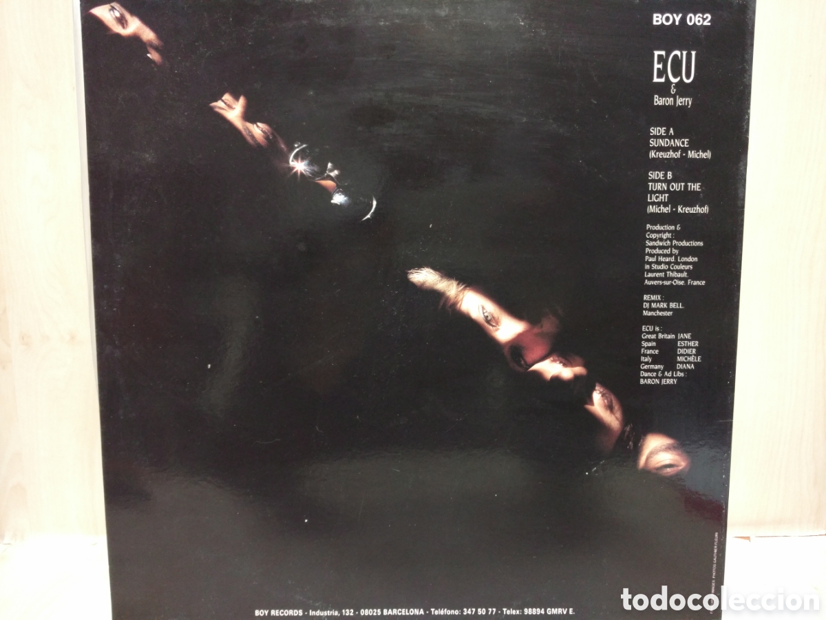 Discos de vinilo: Ecu & Baron Jerry - Sundance (12&rdquo;, Maxi) - Foto 2