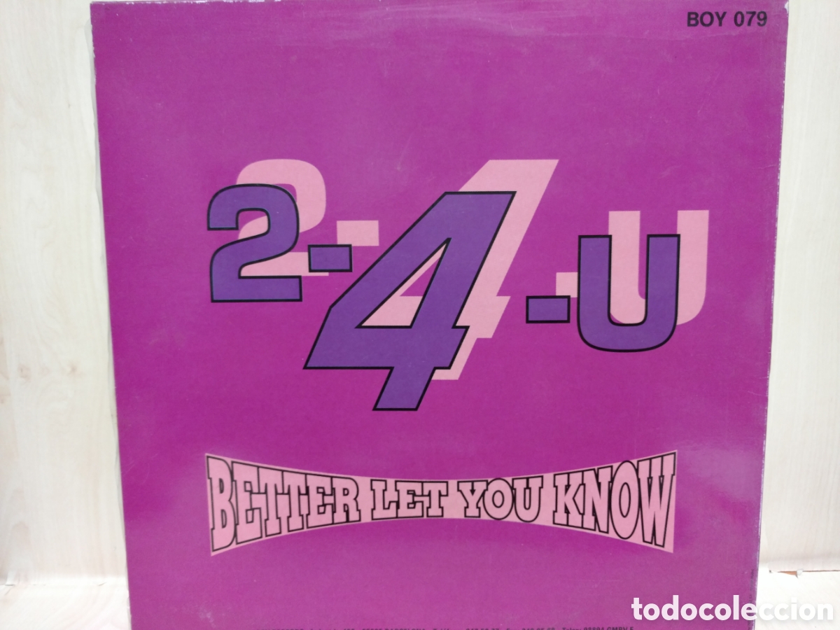 Discos de vinilo: Two 4 You - Better Let You Know (12&rdquo;, Maxi) - Foto 2