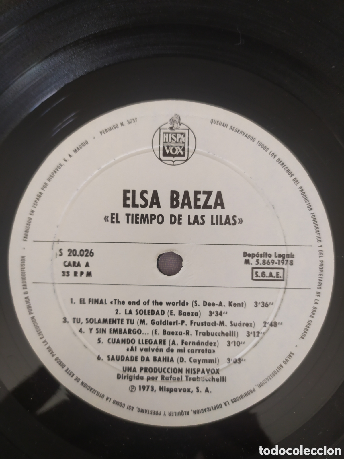 Discos de vinilo: Lp Elsa Baeza. El tiempo de las lilas - Foto 3