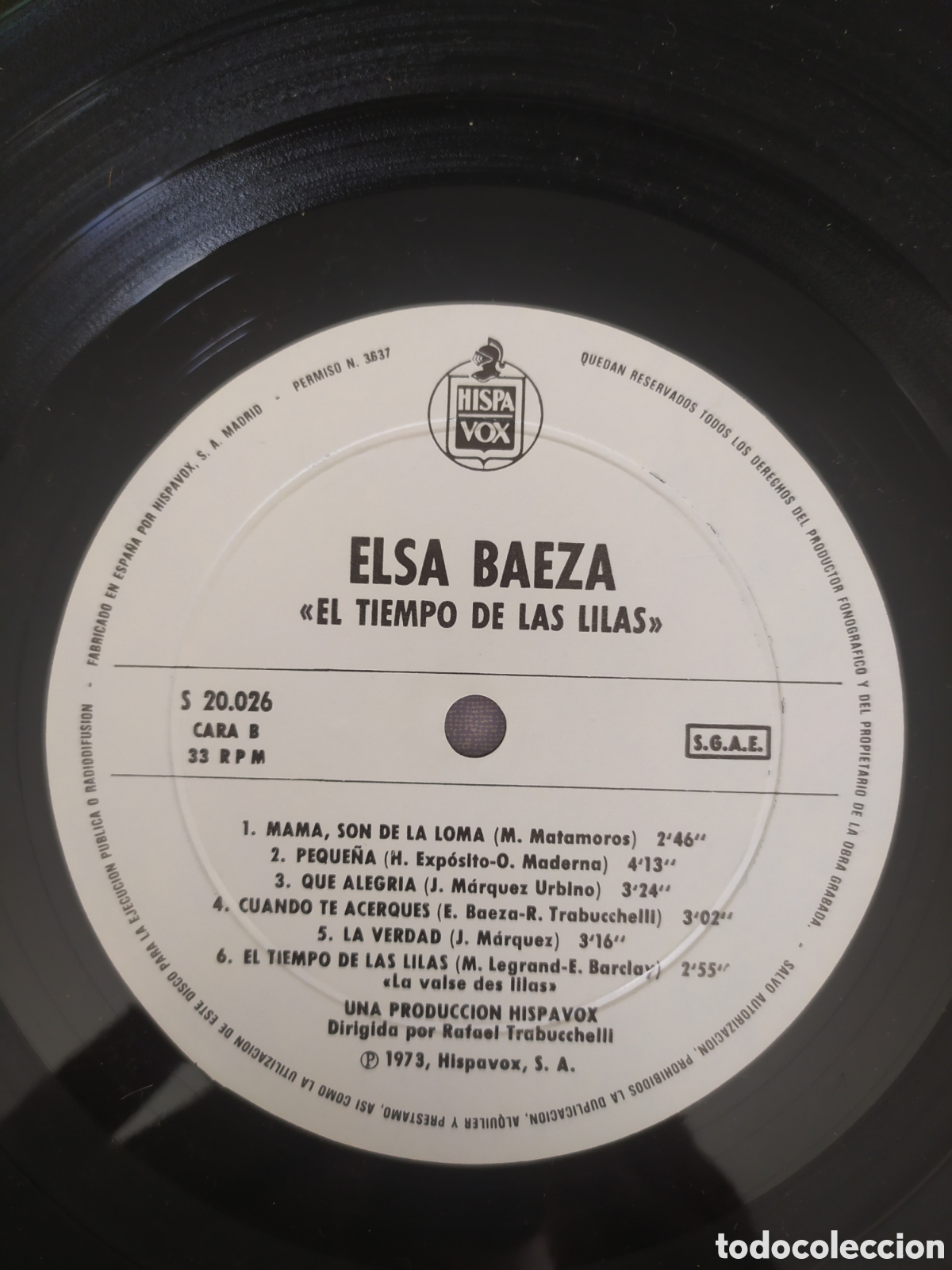 Discos de vinilo: Lp Elsa Baeza. El tiempo de las lilas - Foto 4
