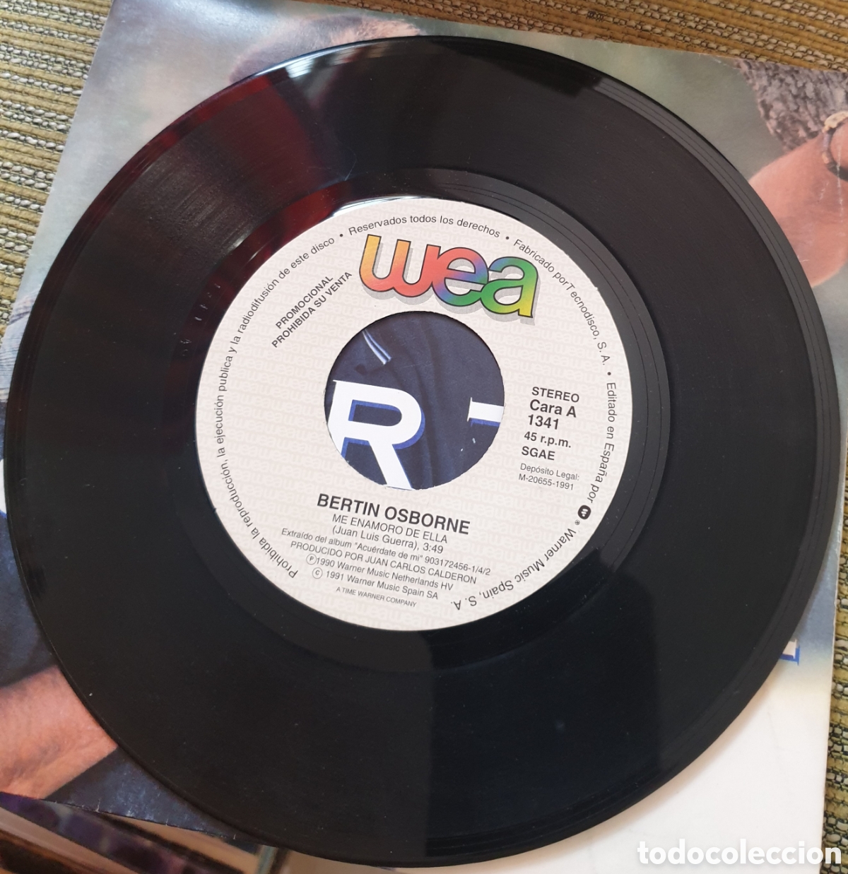 Discos de vinilo: Bertin Osborne - me enamoro de ella - Foto 2