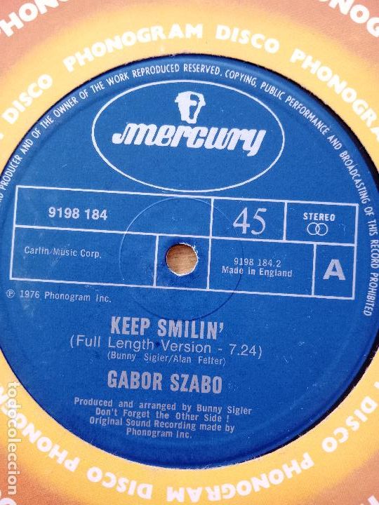 Discos de vinilo: GABOR SZABO KEEP SMILIN JONESES SUGAR PIE GUY - Foto 2