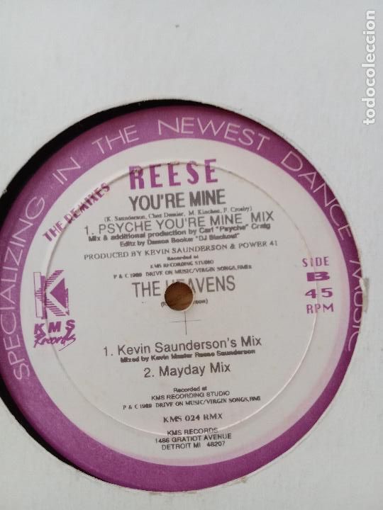 Discos de vinilo: REESE YOU&acute;RE MINE - Foto 2