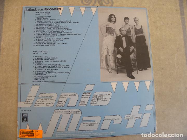 Discos de vinilo: JANIO MARTI BAILANDO CON -LP 1981 - Foto 2