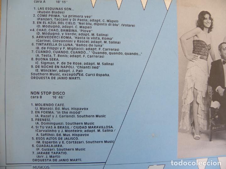 Discos de vinilo: JANIO MARTI BAILANDO CON -LP 1981 - Foto 3