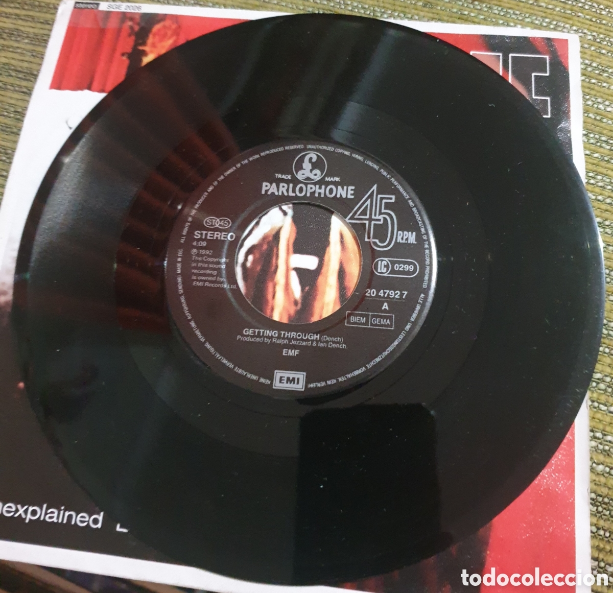 Discos de vinilo: EMF - Unexplained EP - Foto 2