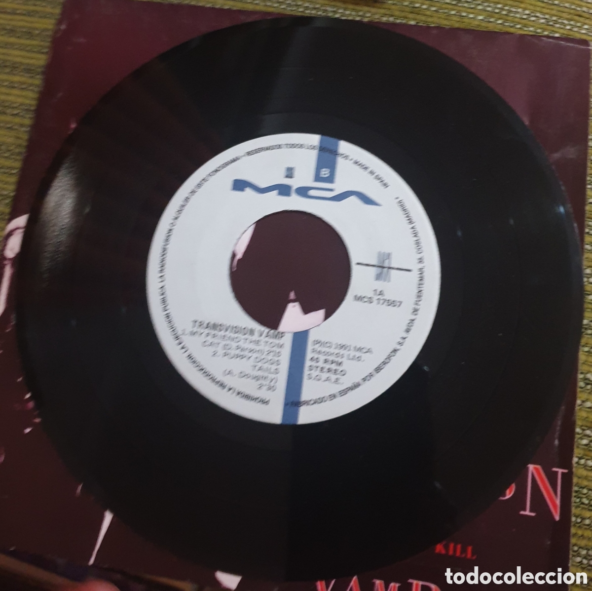 Discos de vinilo: TRANSVISION VAMP - IF LOOKS COULD KILL - Foto 2