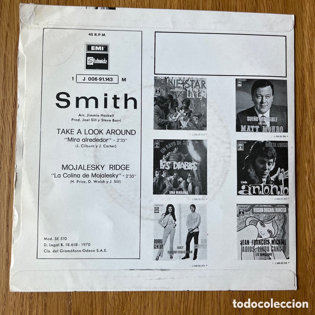 Discos de vinilo: Smith - Take A Look Around - single - Foto 2